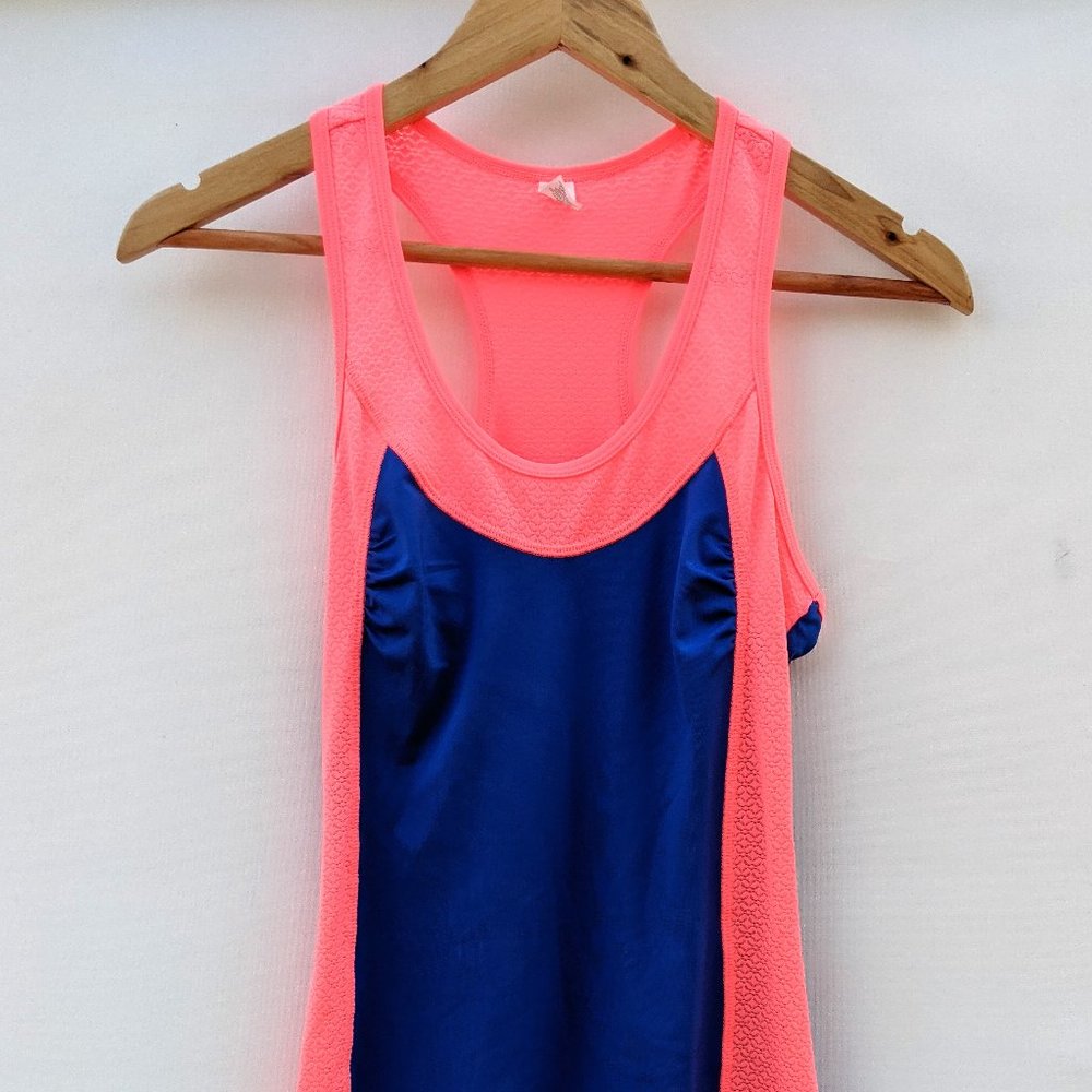 Fila Racerback Neon Athletic Workout Tanks - XS